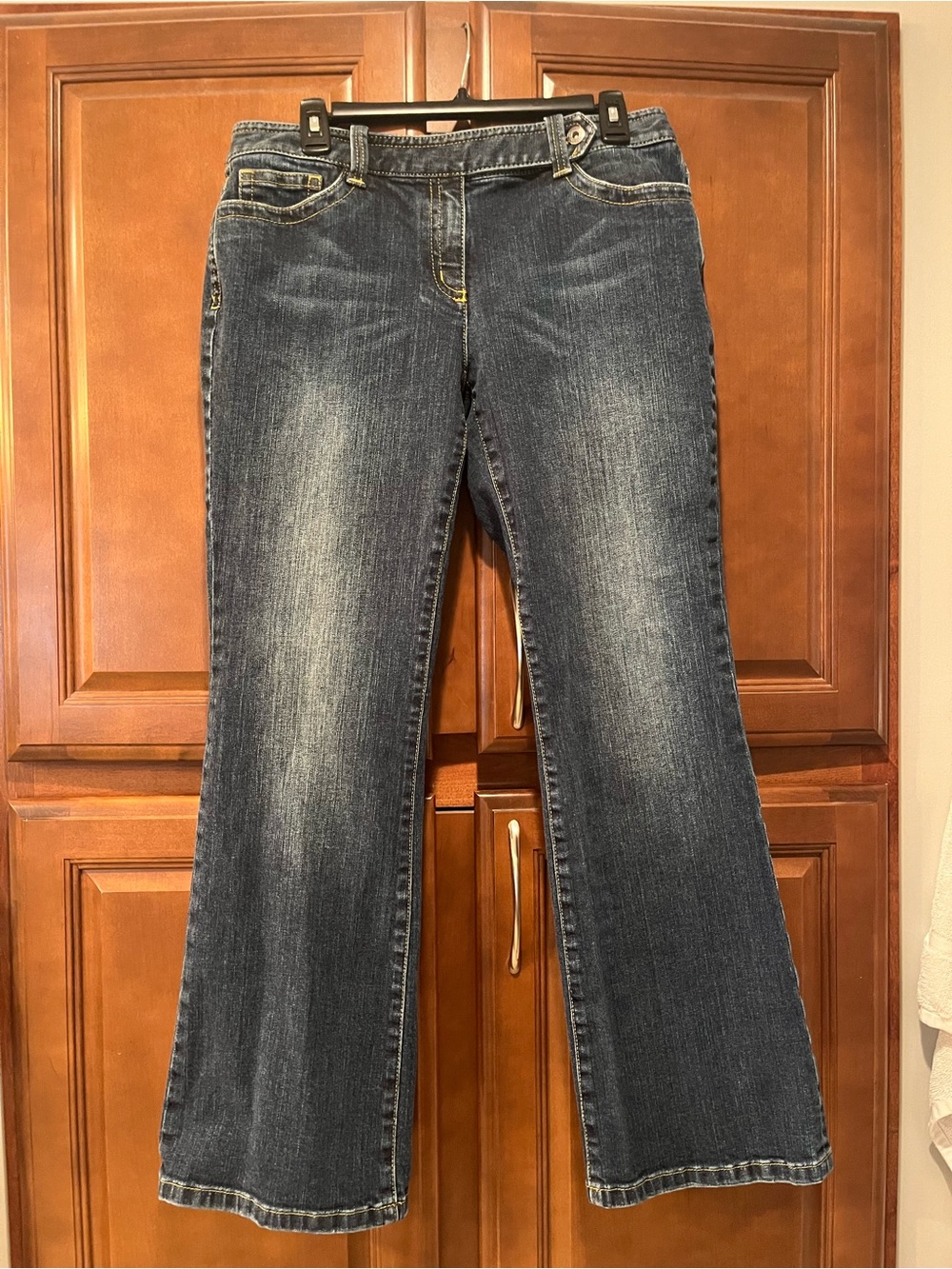 Ann Taylor Dark Wash Flare Jeans